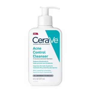 شوینده آکنه کنترل پمپی CeraVe اورجینال فرانسه